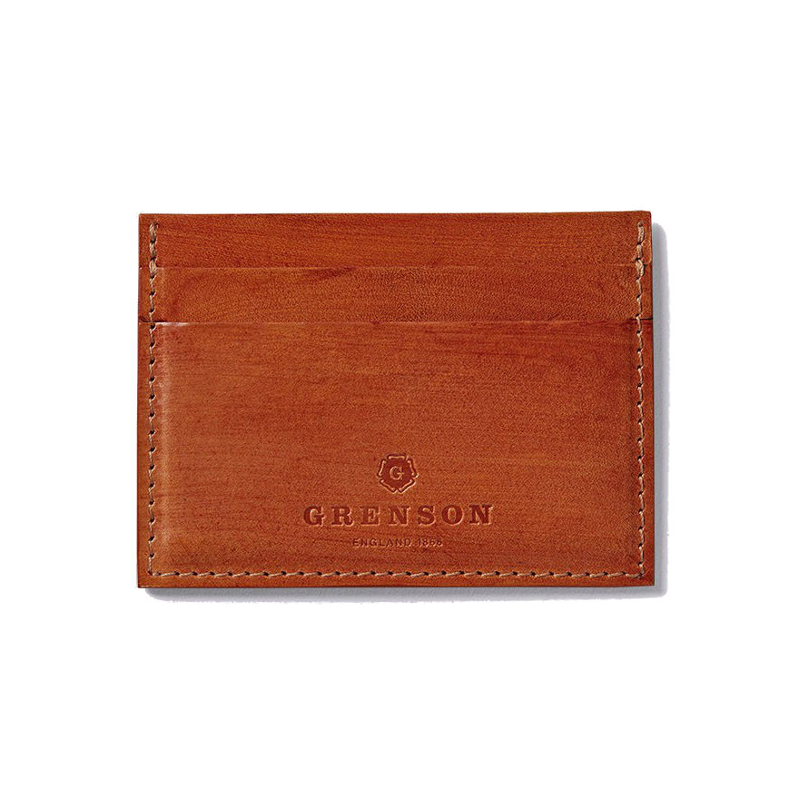 Grenson Tan HP Card Holder