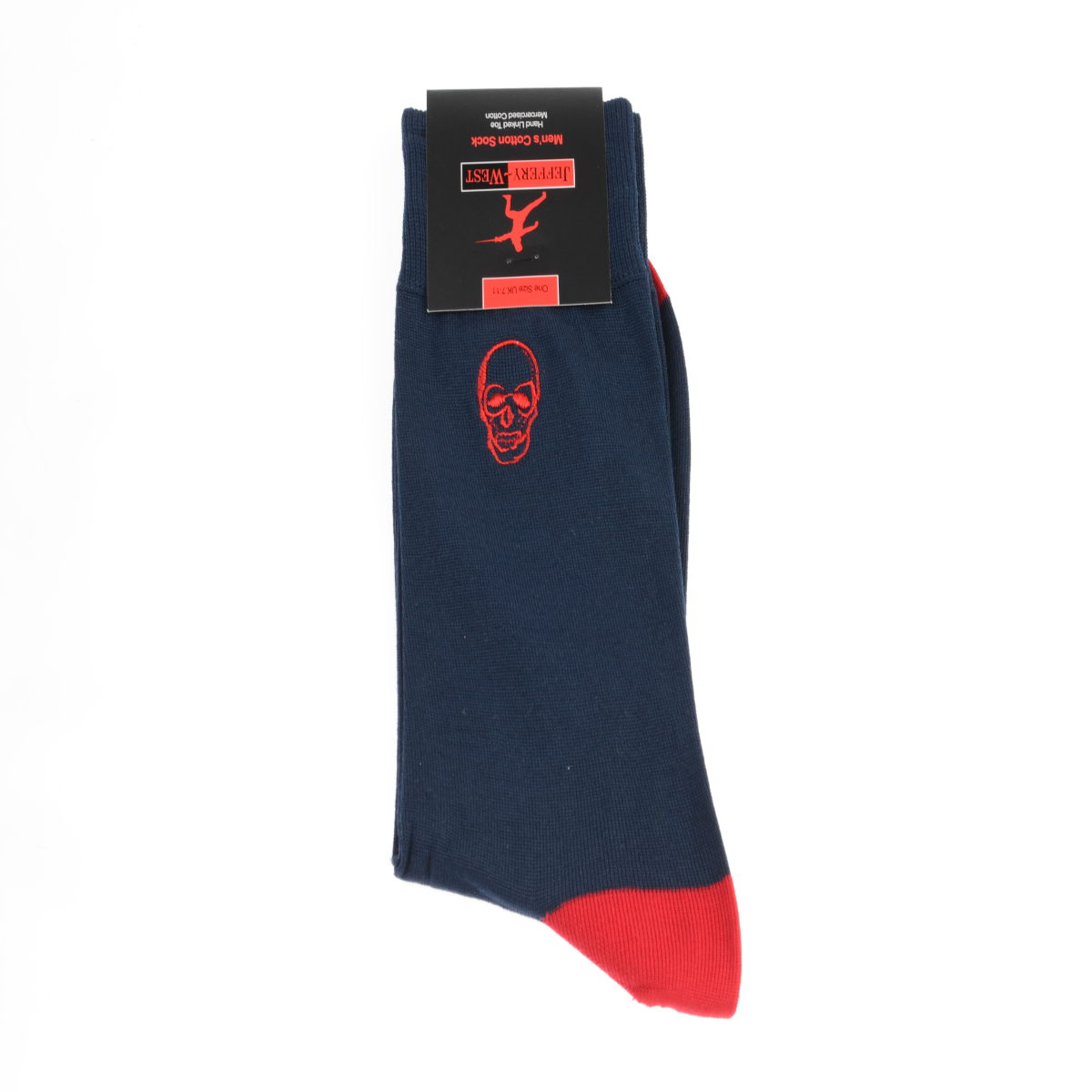 Jeffery West Skull Socks