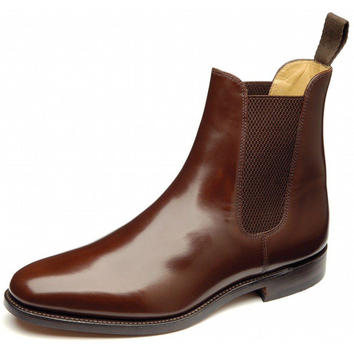 loake chelsea boots brown