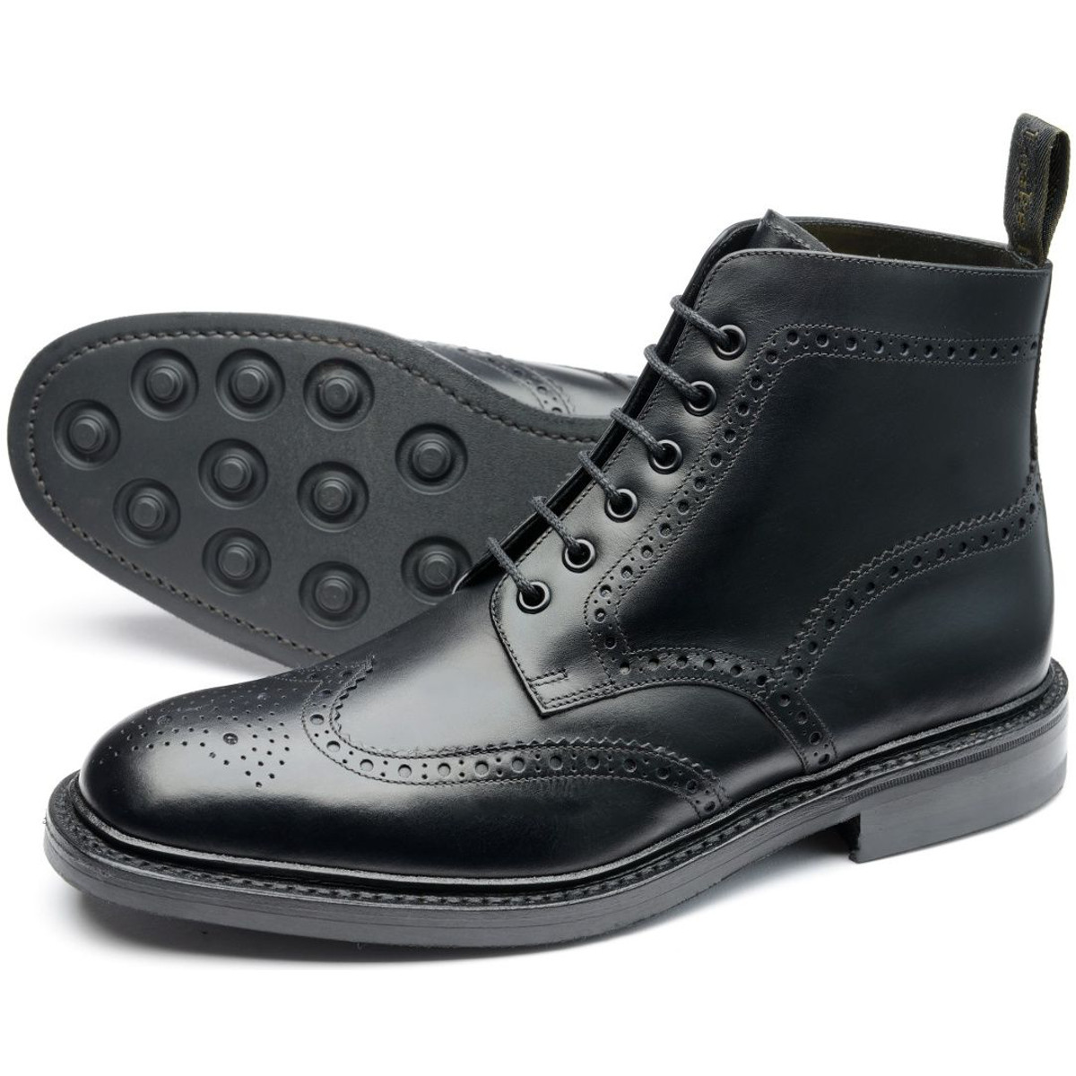 loake black boots