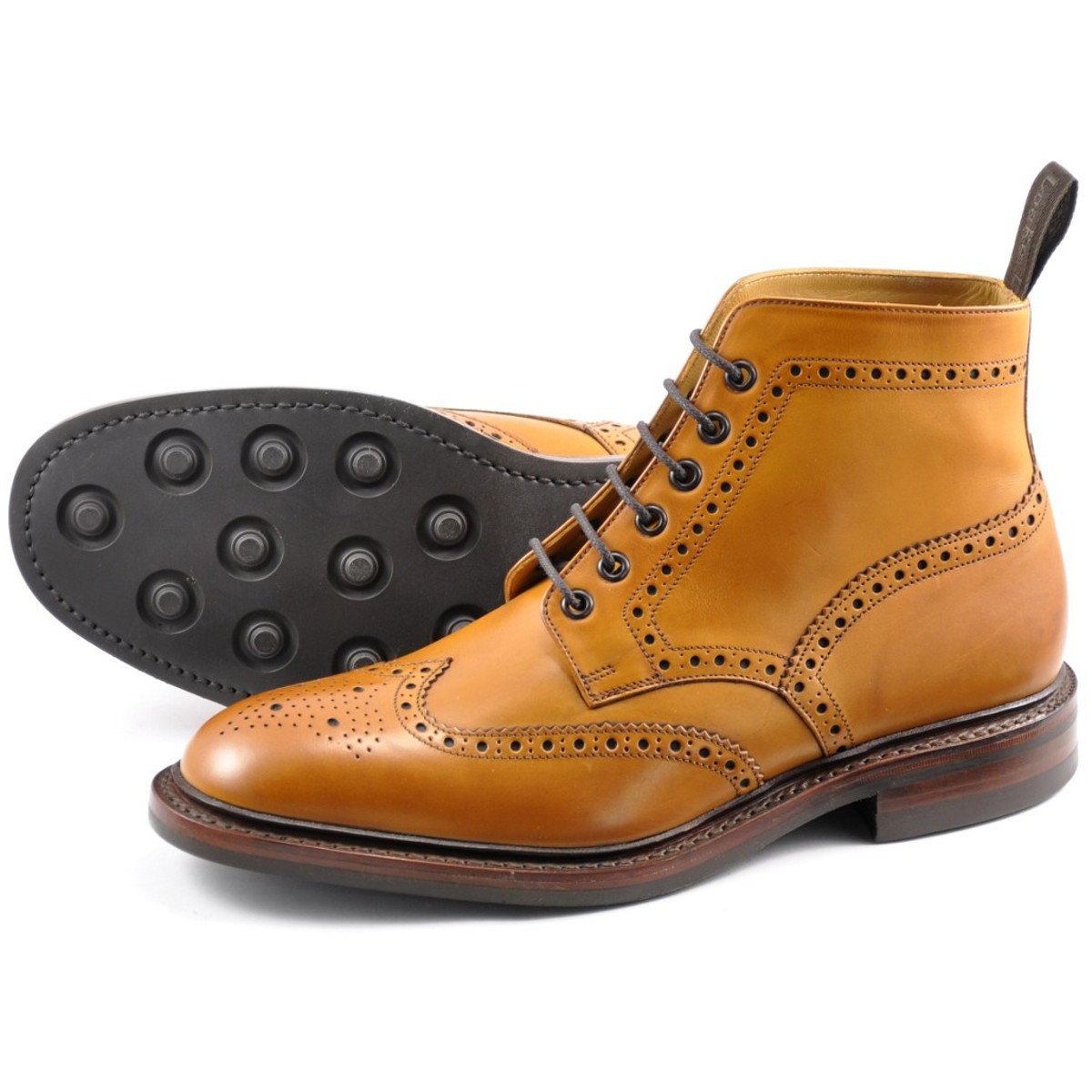 loake brogue chelsea boots