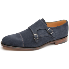 Loake Cannon Navy Suede