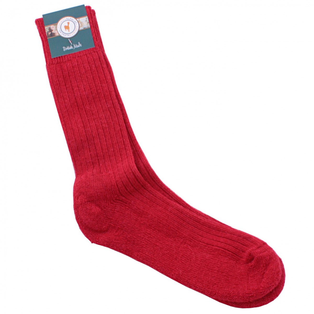 Pediwear Collection Red Alpaca Woollen Socks - Pediwear Accessories