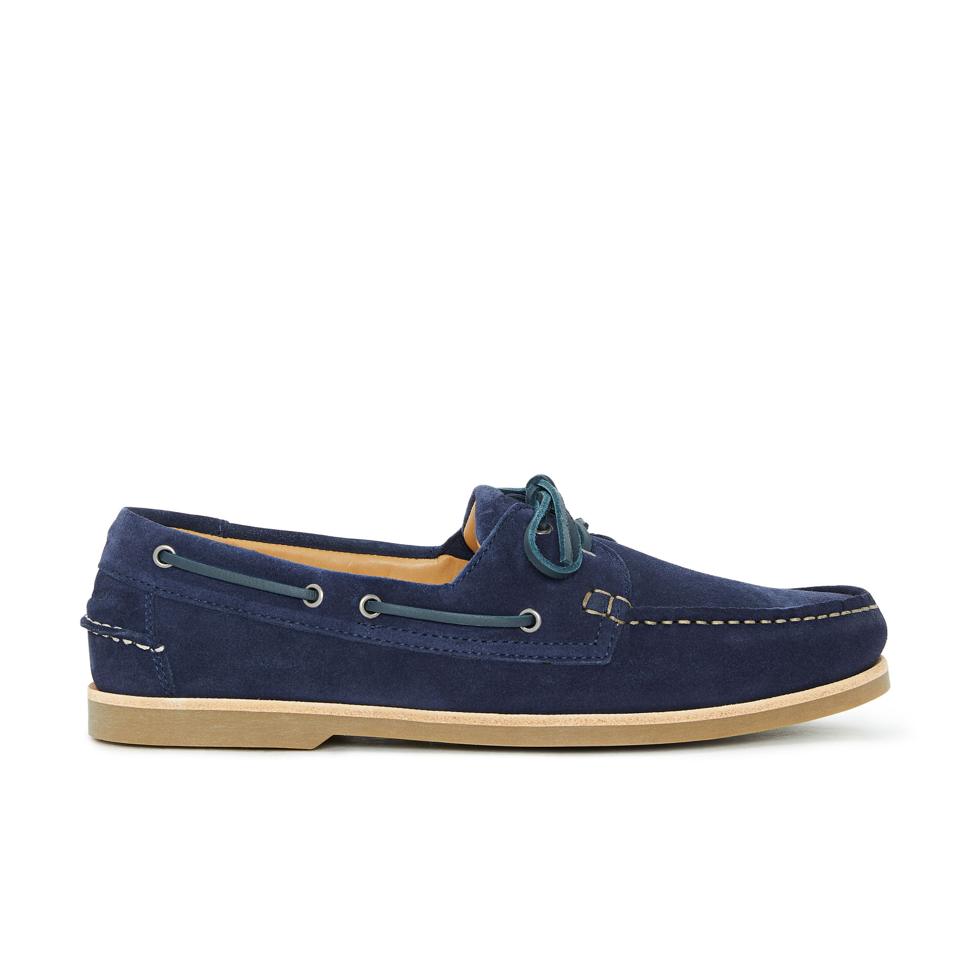 RM Williams Hobart Navy Suede Boat Shoe - Pediwear Footwear