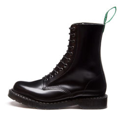 Solovair 11 Eyelet Derby Boot Hi Shine