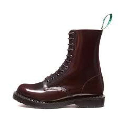 Solovair 11 Eyelet Derby Boot Hi Shine