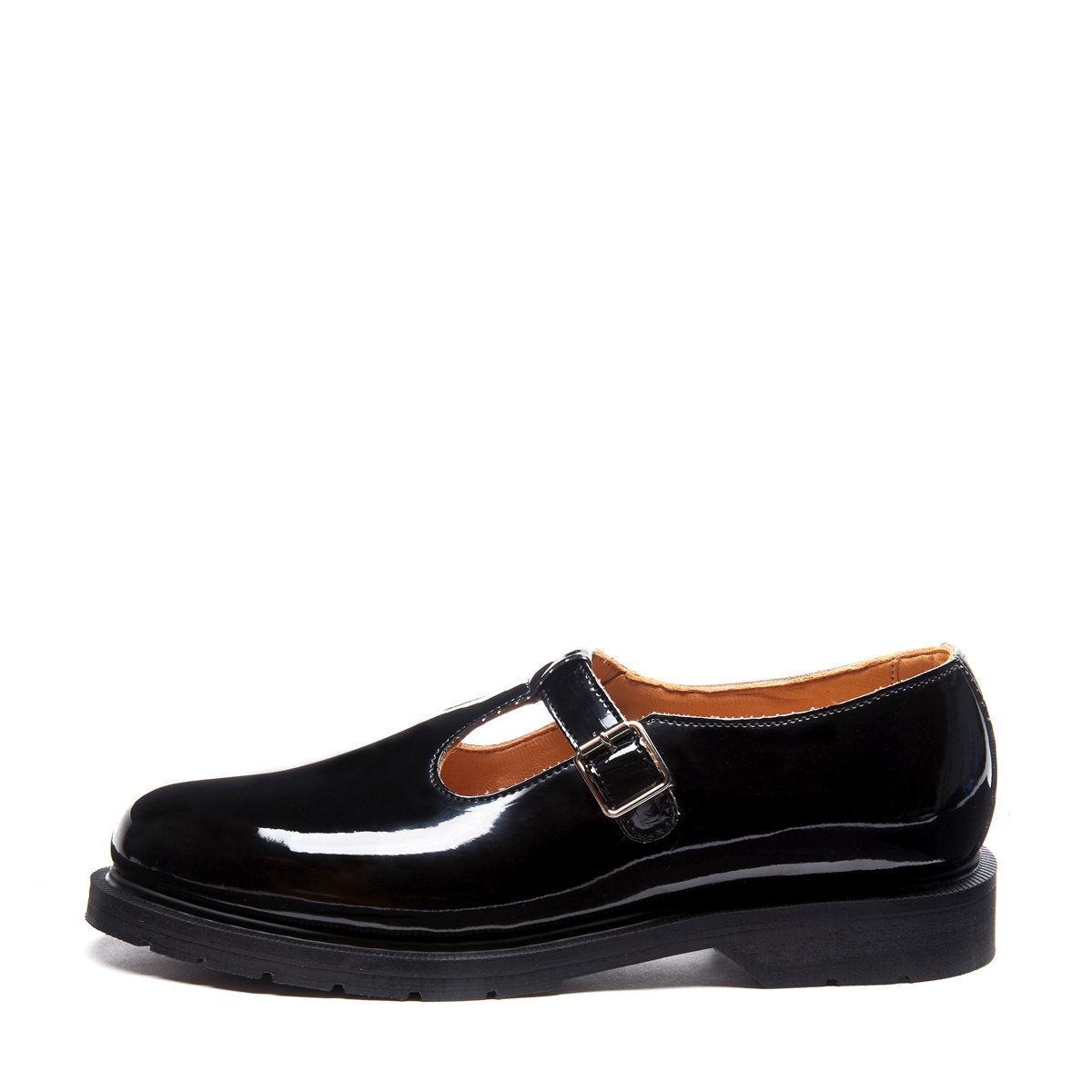 Solovair black patent mary jane shoe