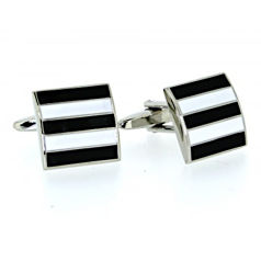 Soprano Accessories Black & White Stripes