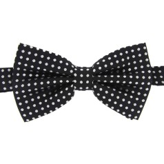 Soprano Accessories Black Polka Pre-Tied