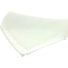 Soprano Accessories White Satin Silk Handkerchief
