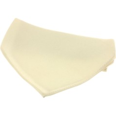 Soprano Accessories Ivory Satin Silk Handkerchief