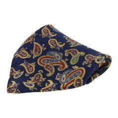 Soprano Accessories Large Navy Paisley Handkerchief