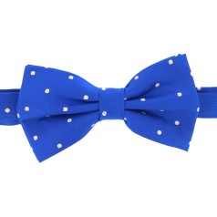 Soprano Accessories Blue Polka Pre-Tied
