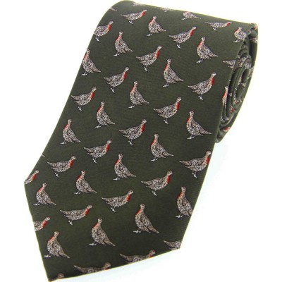 Soprano Accessories Forest Green Grouse Print