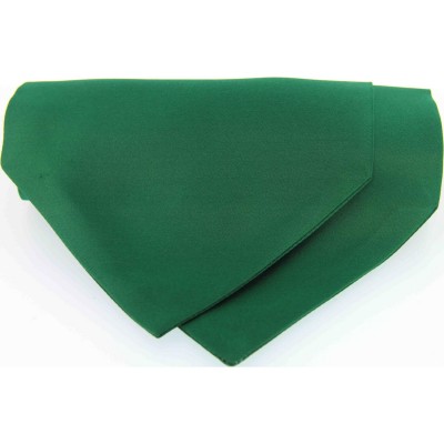 Soprano Accessories Emerald Green Satin Silk Cravat