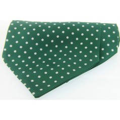 Soprano Accessories Green & White Polka Cravat