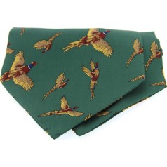 Soprano Accessories Green Large Flying Pheasants