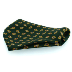 Soprano Accessories Green Paisley Printed Handkerchief