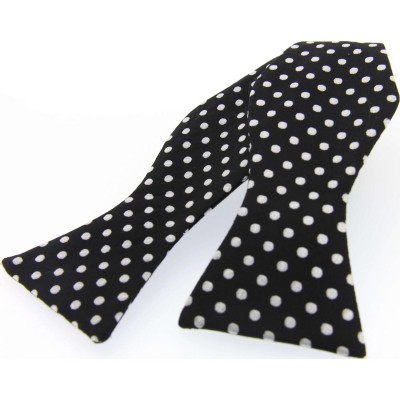 Soprano Accessories Large Black Polka Dot self-tied