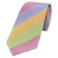 Soprano Accessories Large Multi Coloured Dogstooth Stripes