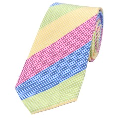 Soprano Accessories Large Colourful Dogstooth Stripes