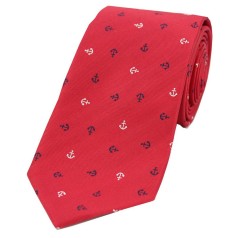 Soprano Accessories White and Navy Anchors