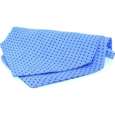 Soprano Accessories Sky Blue with Small Black Polka
