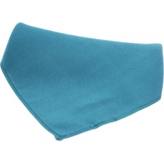 Soprano Accessories Teal Satin Silk Handkerchief