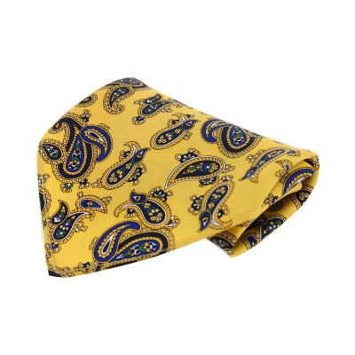 Soprano Accessories Mustard Paisley Handkerchief