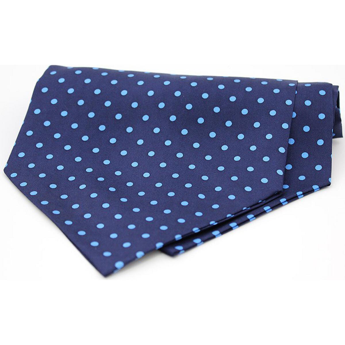 Soprano Accessories Navy & Light Blue Polka Cravat