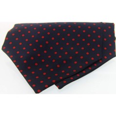 Soprano Accessories Navy & Red Polka Cravat