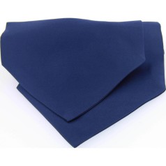 Soprano Accessories Navy Satin Silk Cravat