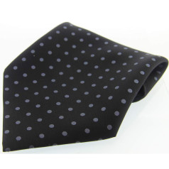 Soprano Accessories Navy with Grey Polka Handkerchief