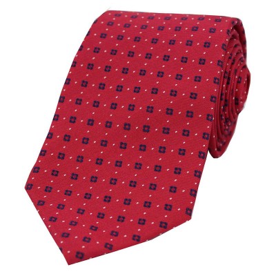 Soprano Accessories Red with Navy Box Pattern
