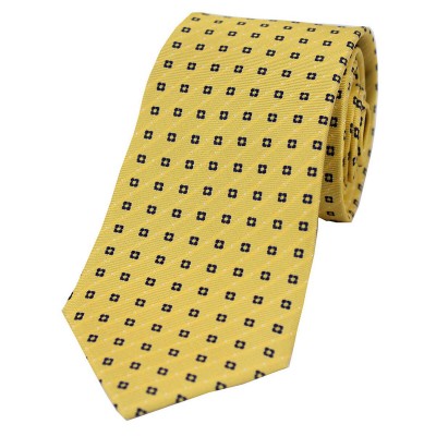 Soprano Accessories Yellow with Navy Box Pattern