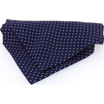 Soprano Accessories Navy with Small Purple Polka
