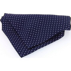 Soprano Accessories Navy with Small Purple Polka