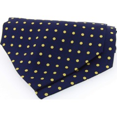 Soprano Accessories Navy with Yellow Polka