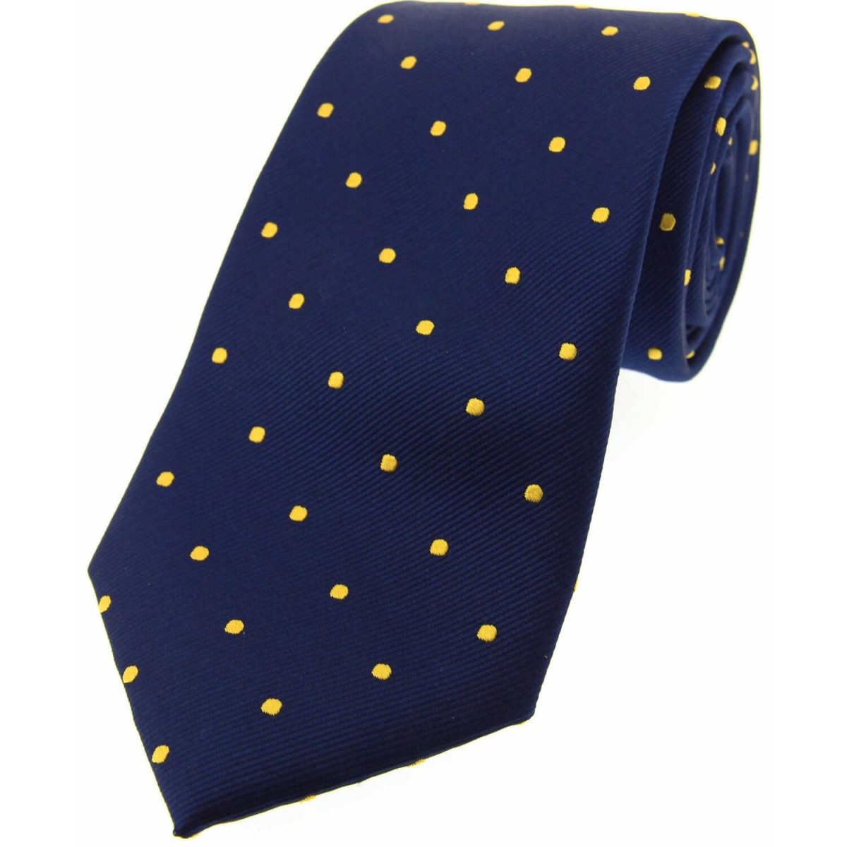 Soprano Accessories Navy with Yellow Spots