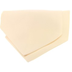 Soprano Accessories Ivory Satin Silk Cravat