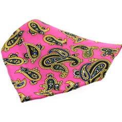 Soprano Accessories Fuchsia Paisley Handkerchief