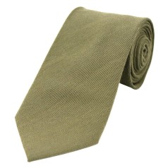 Soprano Accessories Plain Olive Green Wool Tie