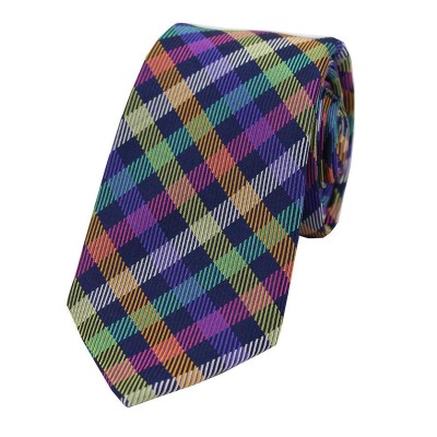 Soprano Accessories Posh & Dandy Navy with Coloured Checks