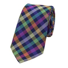 Soprano Accessories Posh & Dandy Navy with Coloured Checks