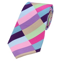 Soprano Accessories Posh & Dandy Multi Coloured Rectangles