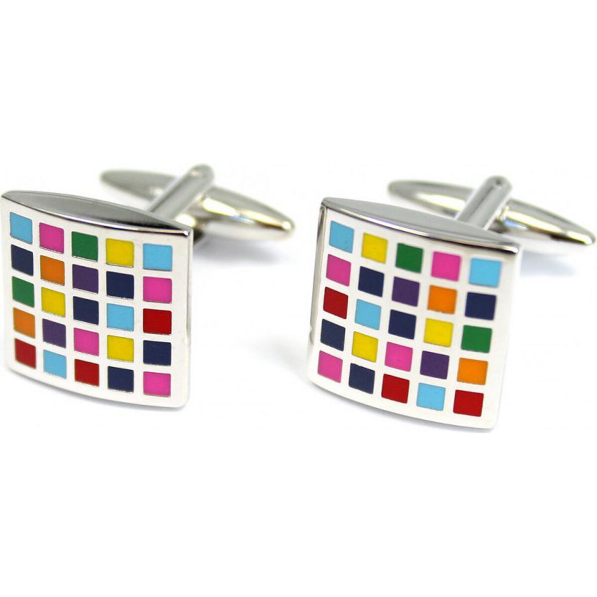 Soprano Accessories Posh & Dandy Multi Coloured Box Pattern