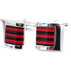 Soprano Accessories Posh Dandy Red and Black Stripes