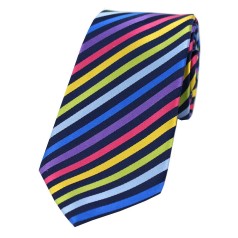 Soprano Accessories Posh & Dandy Navy with Coloured Stripes