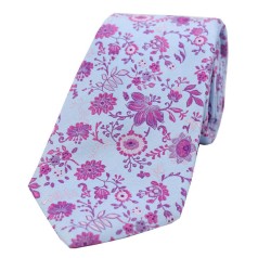 Soprano Accessories Posh Dandy Blue-Purple-Pink Flowers