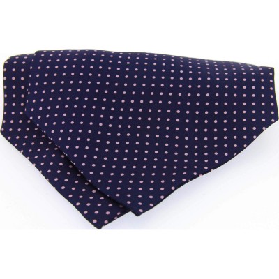 Soprano Accessories Navy with Small Pink Polka